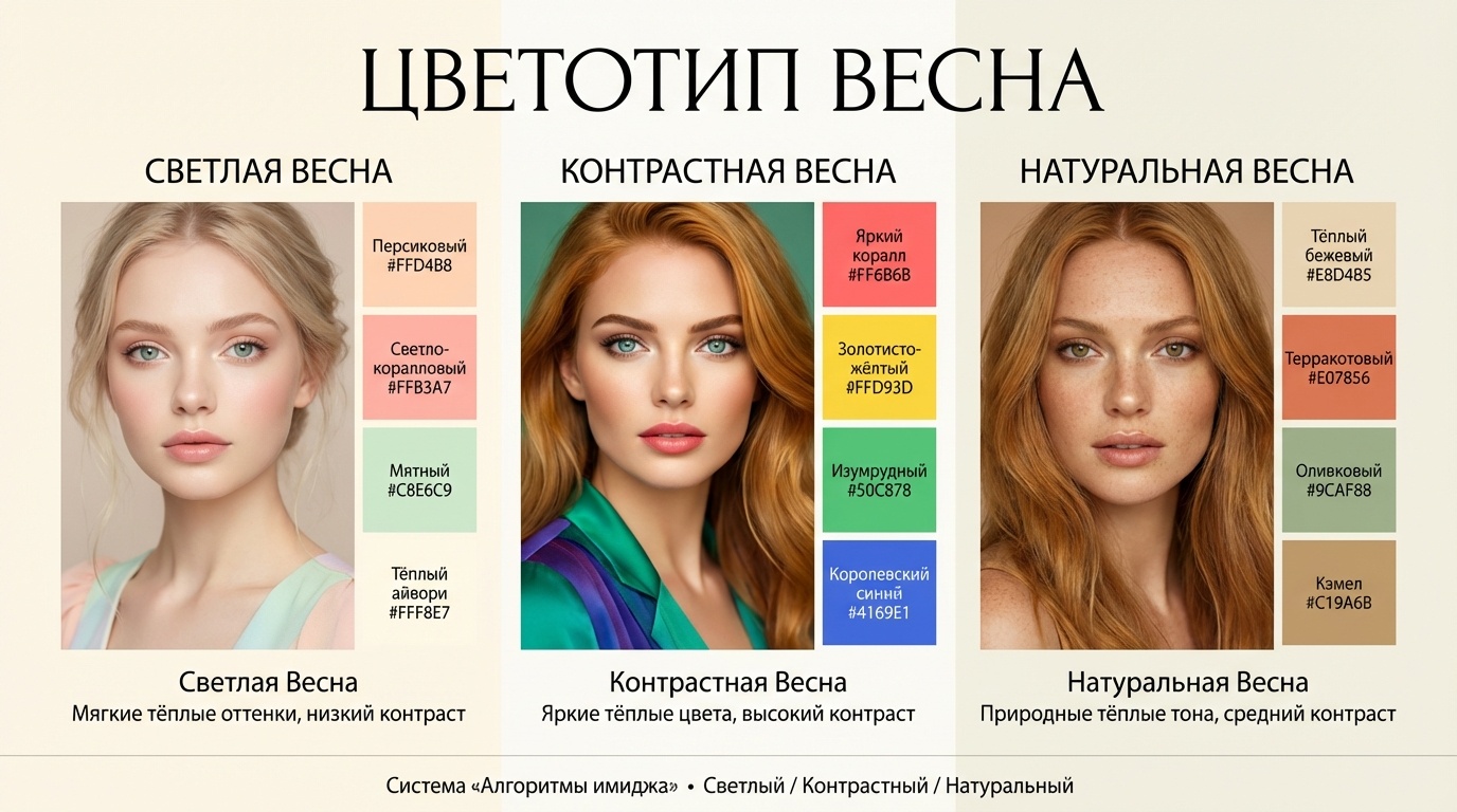 Цветотип Весна