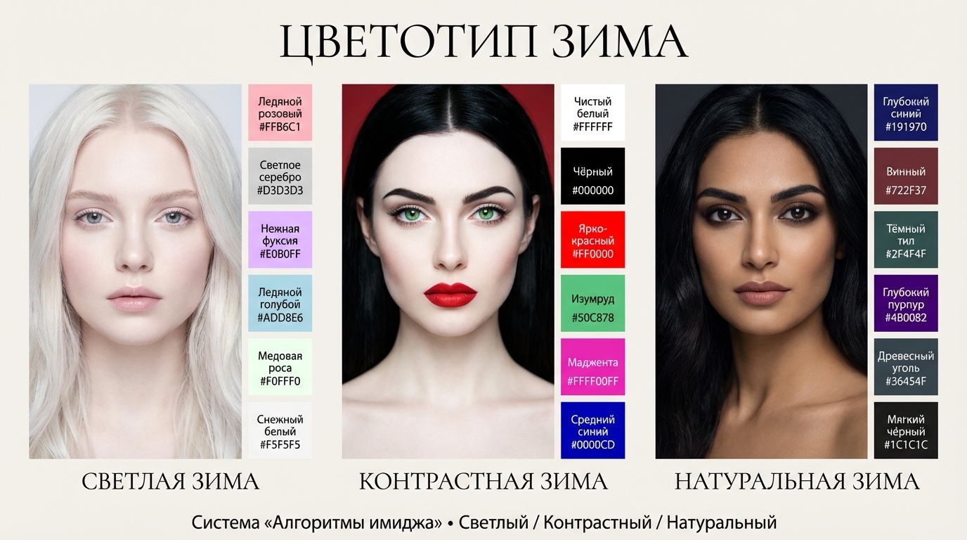 Цветотип Зима