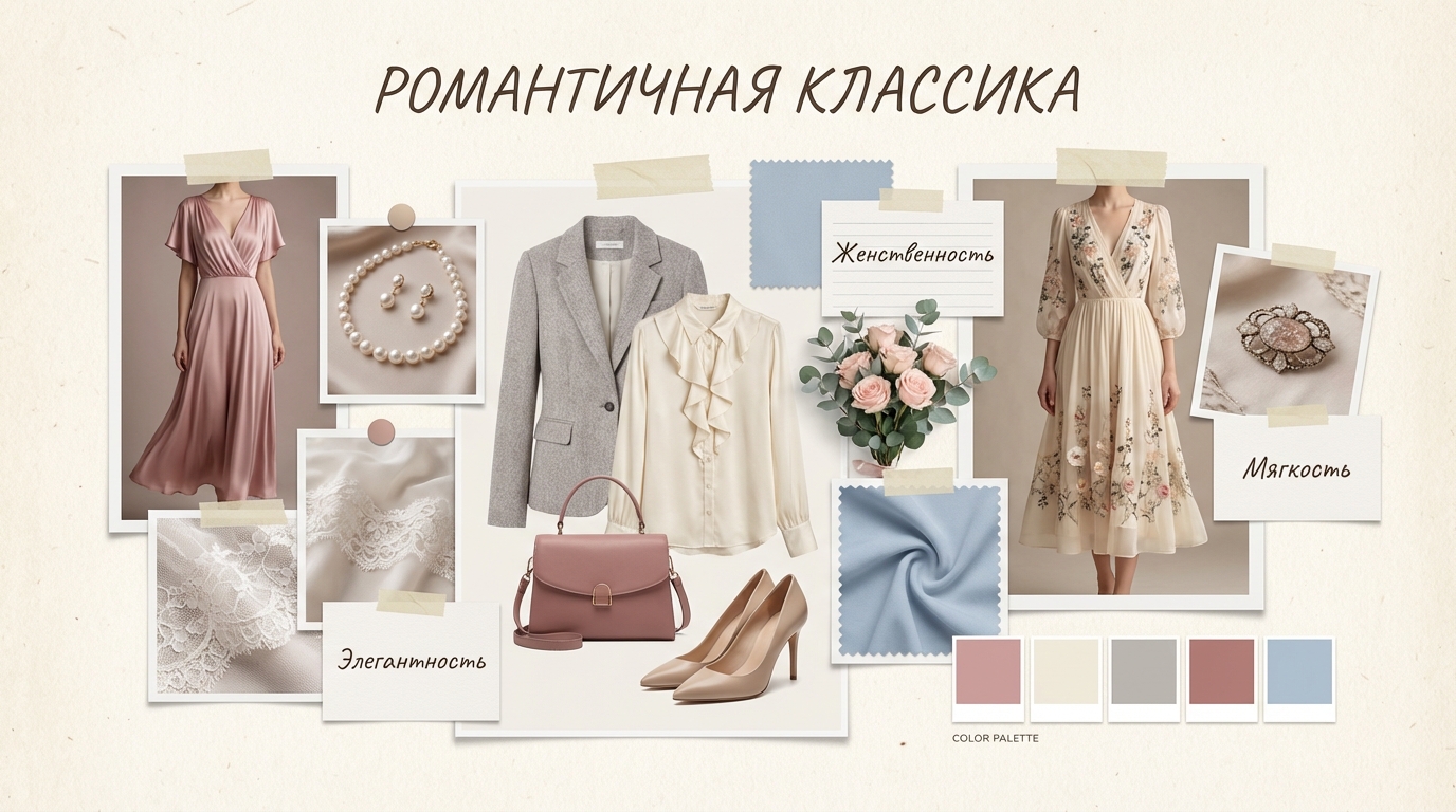 Мудборд стиля Анны